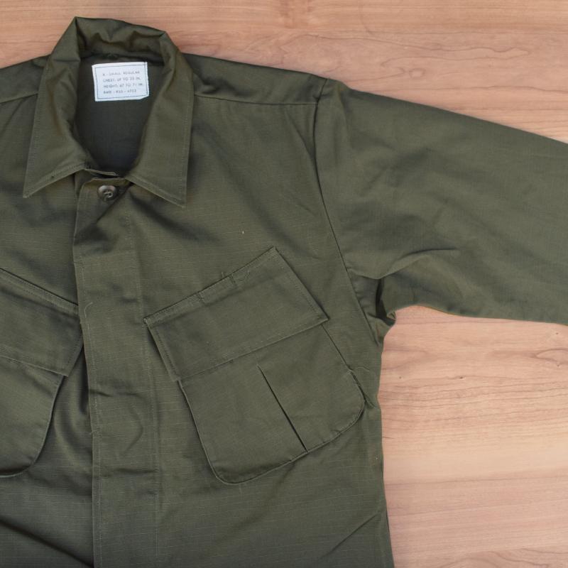US ARMY ジャングルファティーグジャケット　S 70s DEADSTOCK