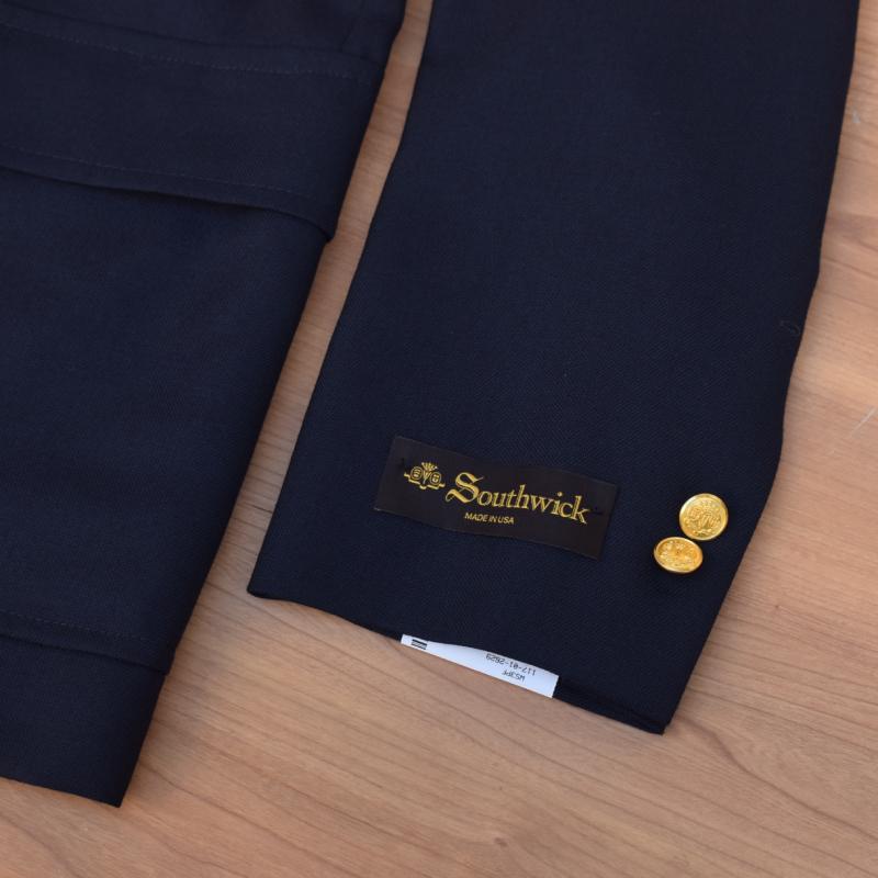 SOUTHWICK(サウスウィック) 【MADE IN U.S.A】3B NAVY BLAZER JACKET "CAMBRIDGE" (アメリカ製 段返り3つボタン ネイビーブレザー) IVY MODEL（アイビーモデル)の画像