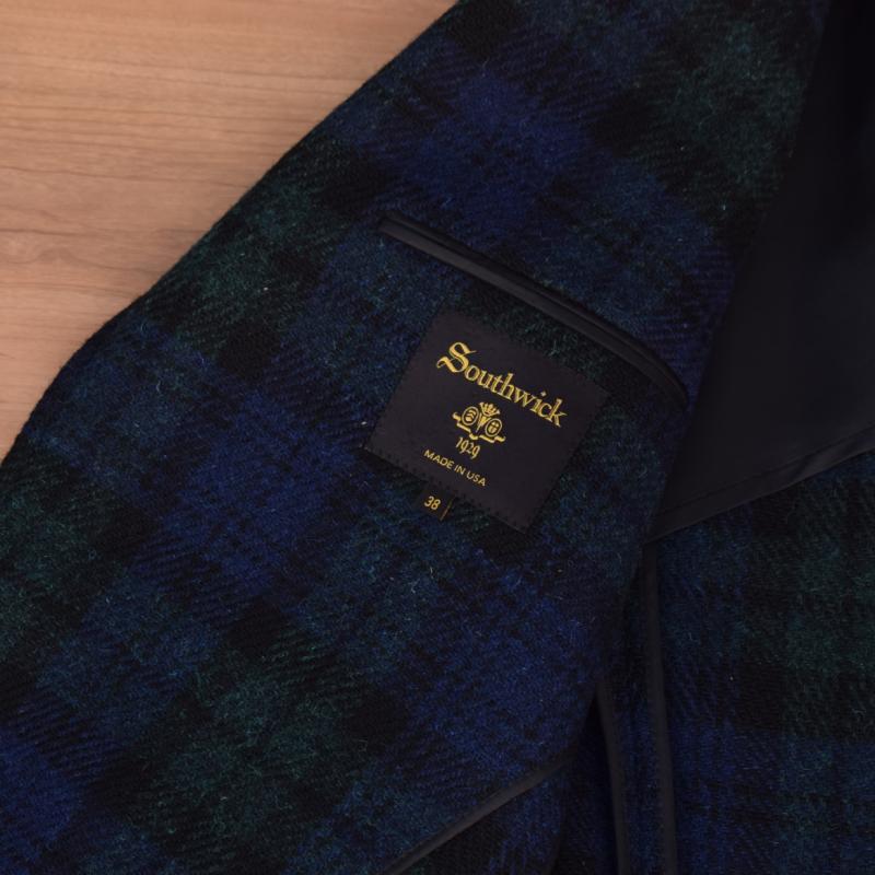 SOUTHWICK(サウスウィック) 【MADE IN U.S.A】3B TWEED JACKET "CAMBRIDGE" (アメリカ製 ツイードジャケット) IVY MODEL（アイビーモデル) BLACKWATCHの画像