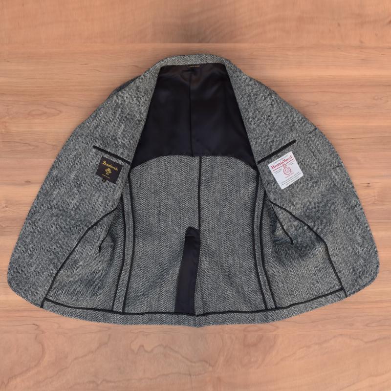 SOUTHWICK(サウスウィック) 【MADE IN U.S.A】3B TWEED JACKET "CAMBRIDGE" (アメリカ製 ツイードジャケット) IVY MODEL（アイビーモデル) HERRINGBONEの画像