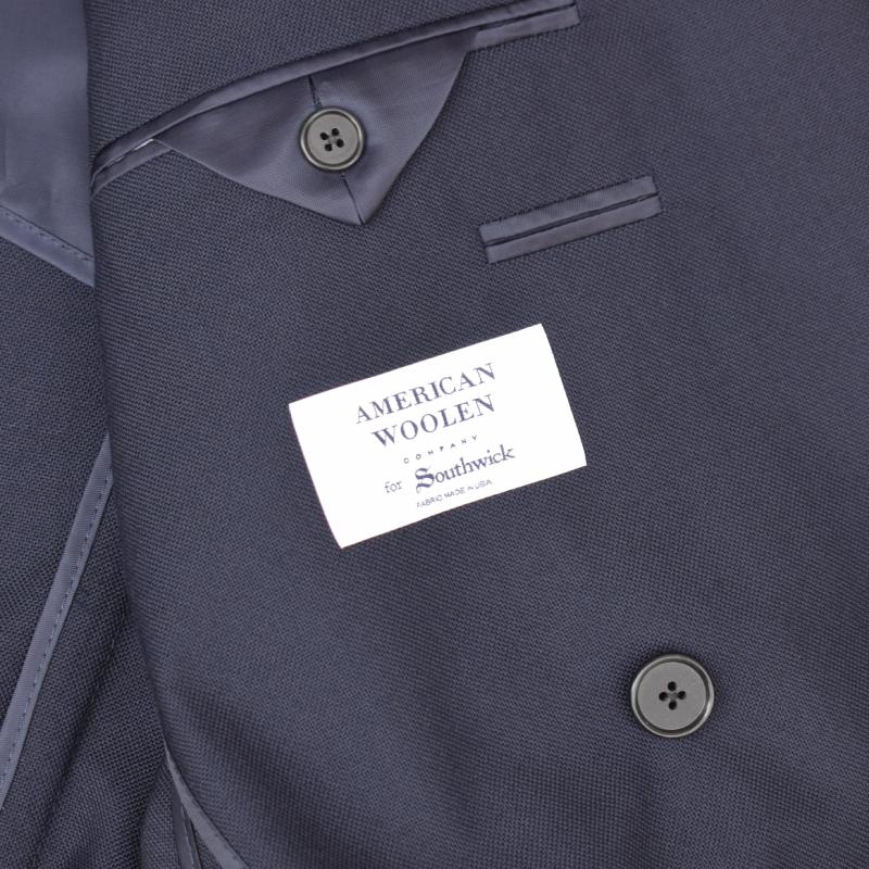 SOUTHWICK(サウスウィック) 【MADE IN U.S.A】6B NAVY BLAZER JACKET "PAXTON" (アメリカ製 6つボタンダブル ネイビーブレザー)の画像