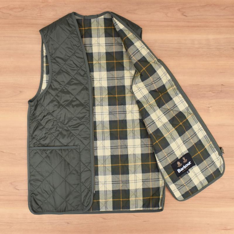Barbour（バブアー） QUILTED WAISTCOAT ZIP-IN LINER VEST