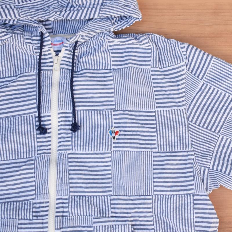 ARVOR MAREE(アルボーマレー) SHEER SUCKER ZIP PARKA(シアサッカー