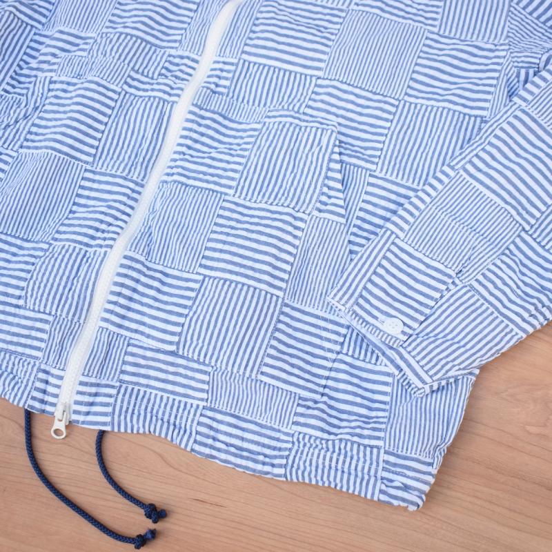 ARVOR MAREE(アルボーマレー) SHEER SUCKER ZIP PARKA(シアサッカー