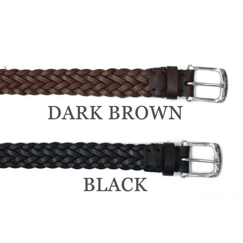 HALCYON BELT COMPANY ハルシオン ベルト HALCYON(ハルシオン)【MADE IN ENGLAND】LEATHER MESH BELT(イギリス製