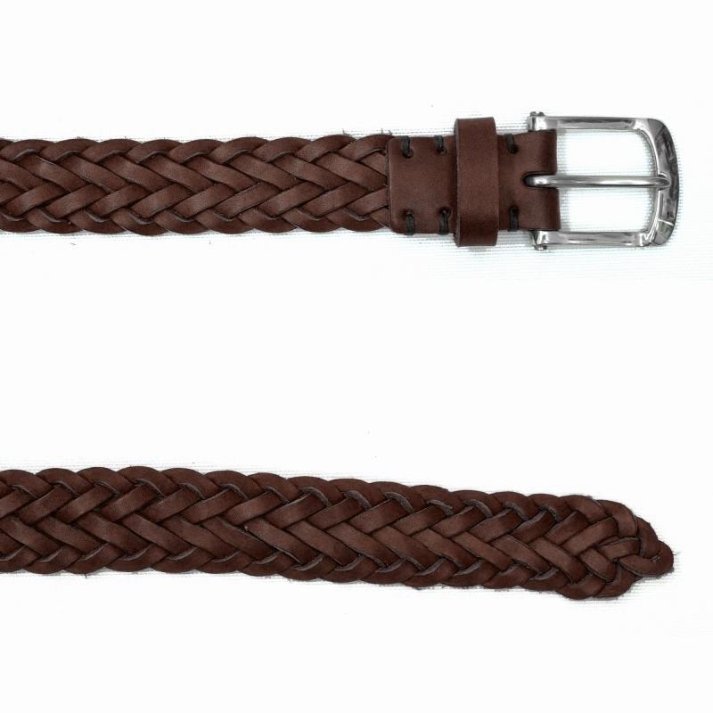 HALCYON(ハルシオン)【MADE IN ENGLAND】LEATHER MESH BELT(イギリス製