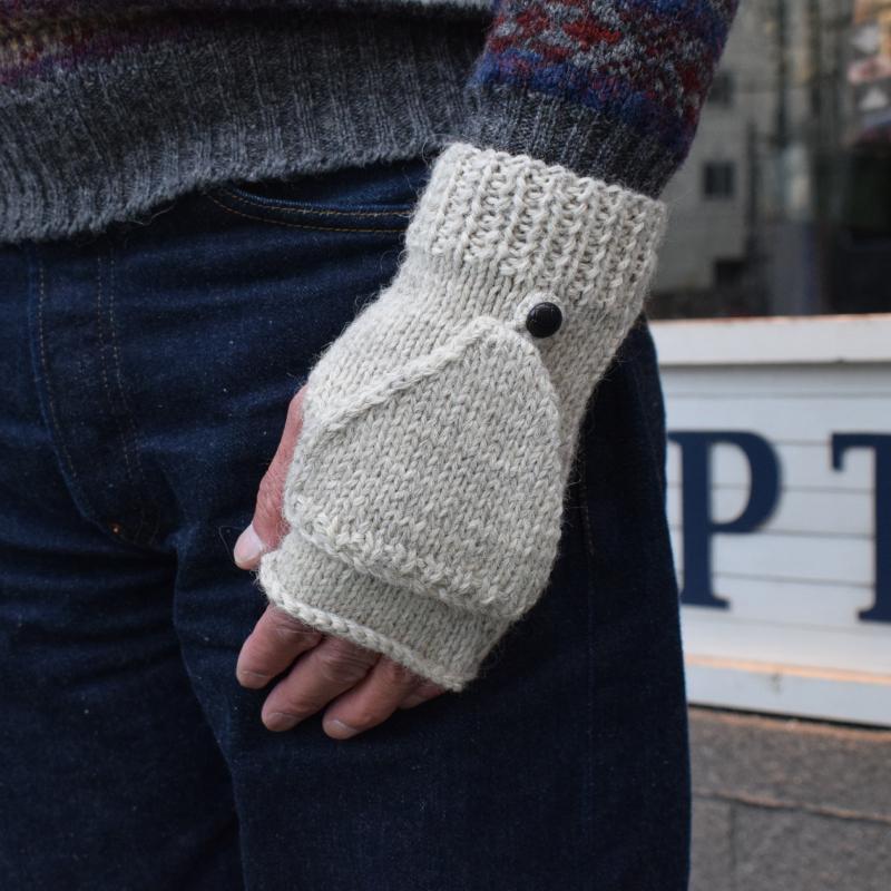 Black Sheep（ブラックシープ） 【MADE IN ENGLAND】FINGERLESS MITTEN