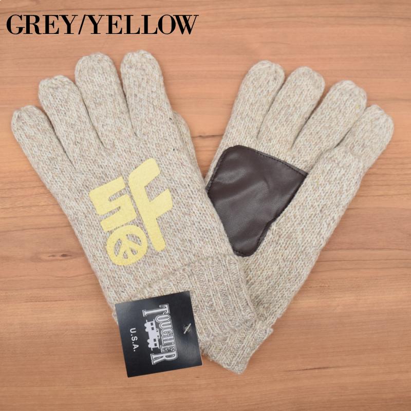 TOUGHER(タファー) WOOLY GLOVES(ウールグローブ) Body is by BRONER / GREY_1
