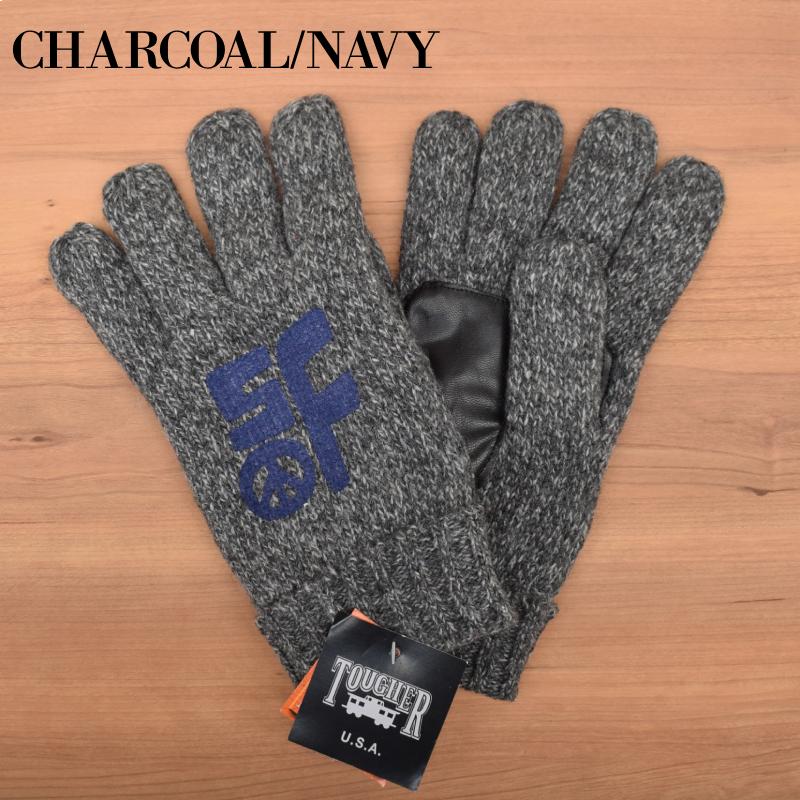 TOUGHER(タファー) WOOLY GLOVES(ウールグローブ) Body is by BRONER / CHARCOAL_1