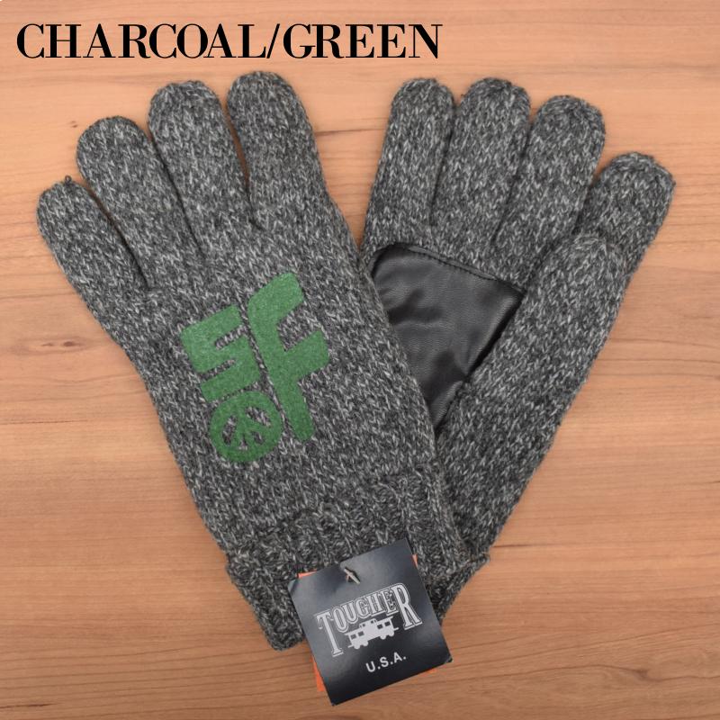 TOUGHER(タファー) WOOLY GLOVES(ウールグローブ) Body is by BRONER / CHARCOAL_2