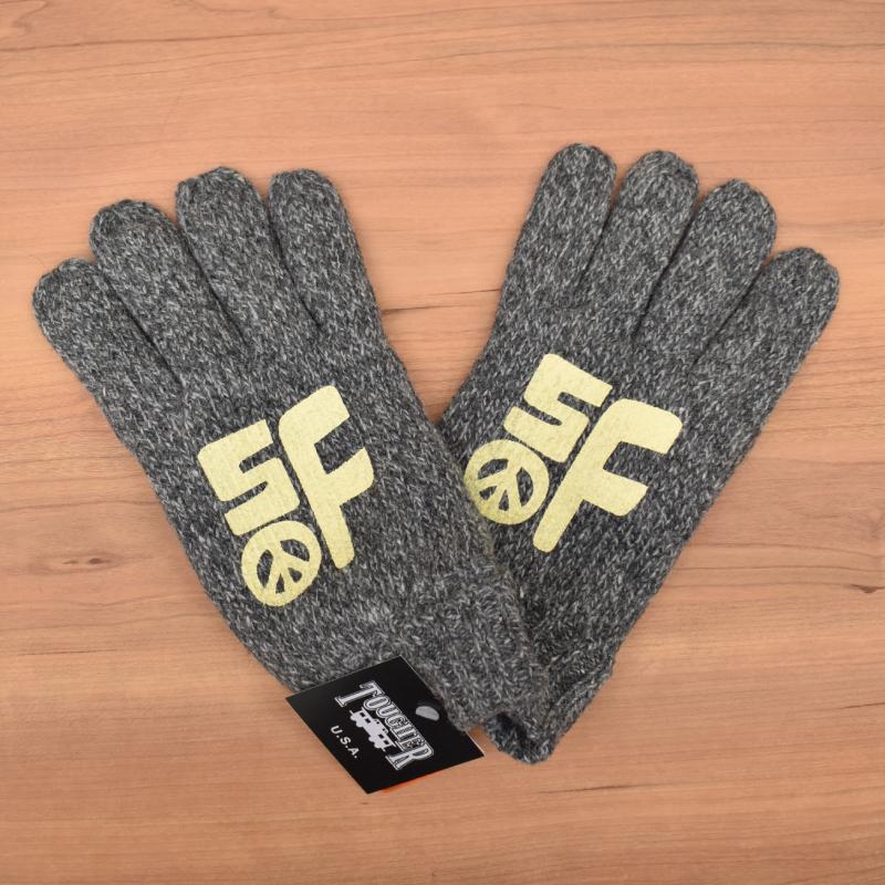 TOUGHER(タファー) WOOLY GLOVES(ウールグローブ) Body is by BRONER / CHARCOAL_4
