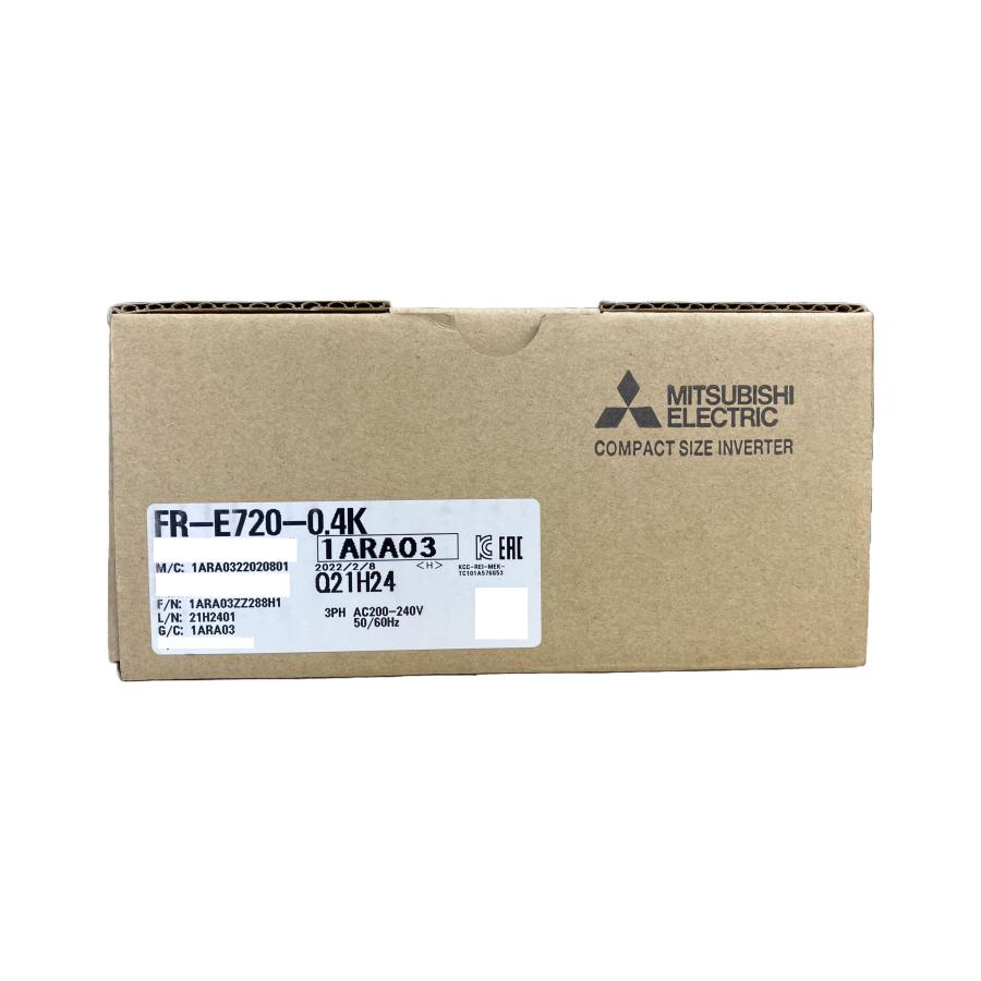 インバータ FREQROL FR-E720-0.4K + DCリアクトル FR-HEL-0.4K | 三菱電機