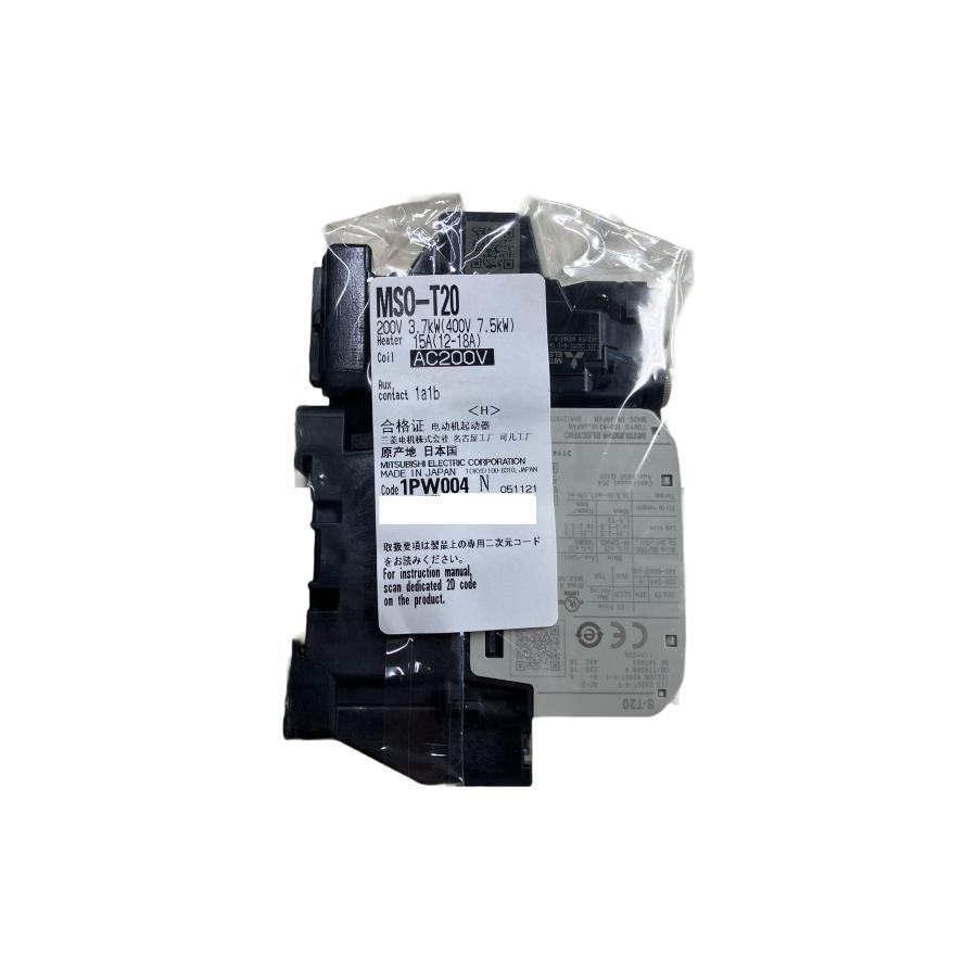 電磁開閉器 MSO-T20 3.7KW 200V AC200V 1a1b | 三菱電機 | 01