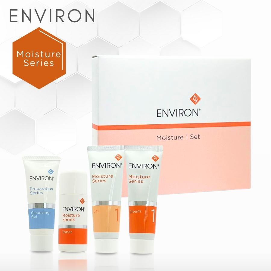 【エンビロン】モイスチャートーナー&クレンジングジェル モイスチャーシリーズ（ENVIRON） エンビロン モイスチャー 1