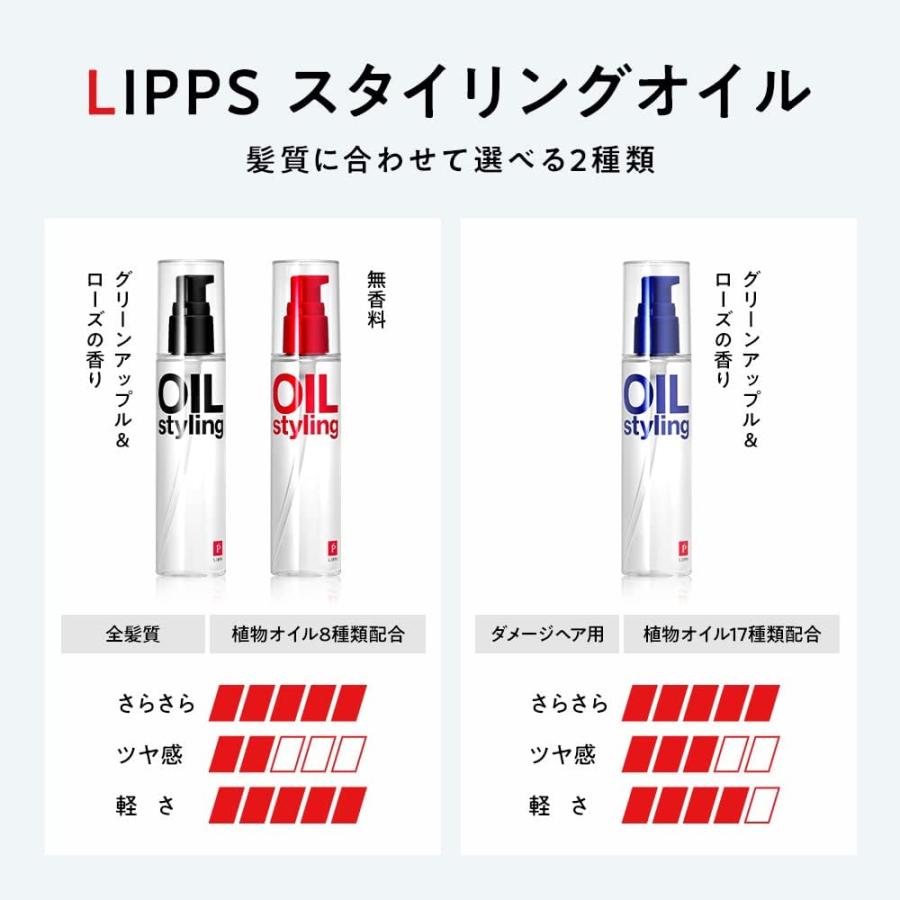LIPPS リップス ベーススタイリング オイル 100ml アップル