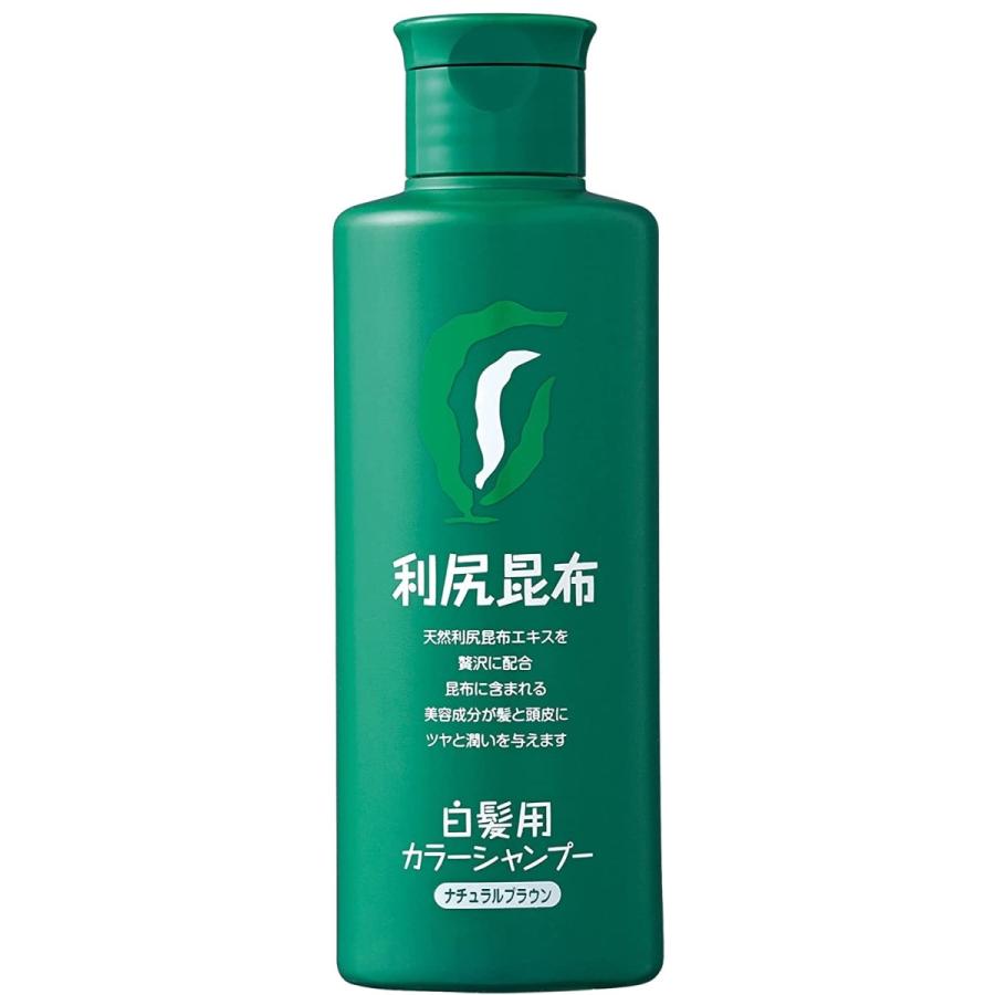 利尻 利尻カラーシャンプー ナチュラルブラウン 200ml : セラフィー