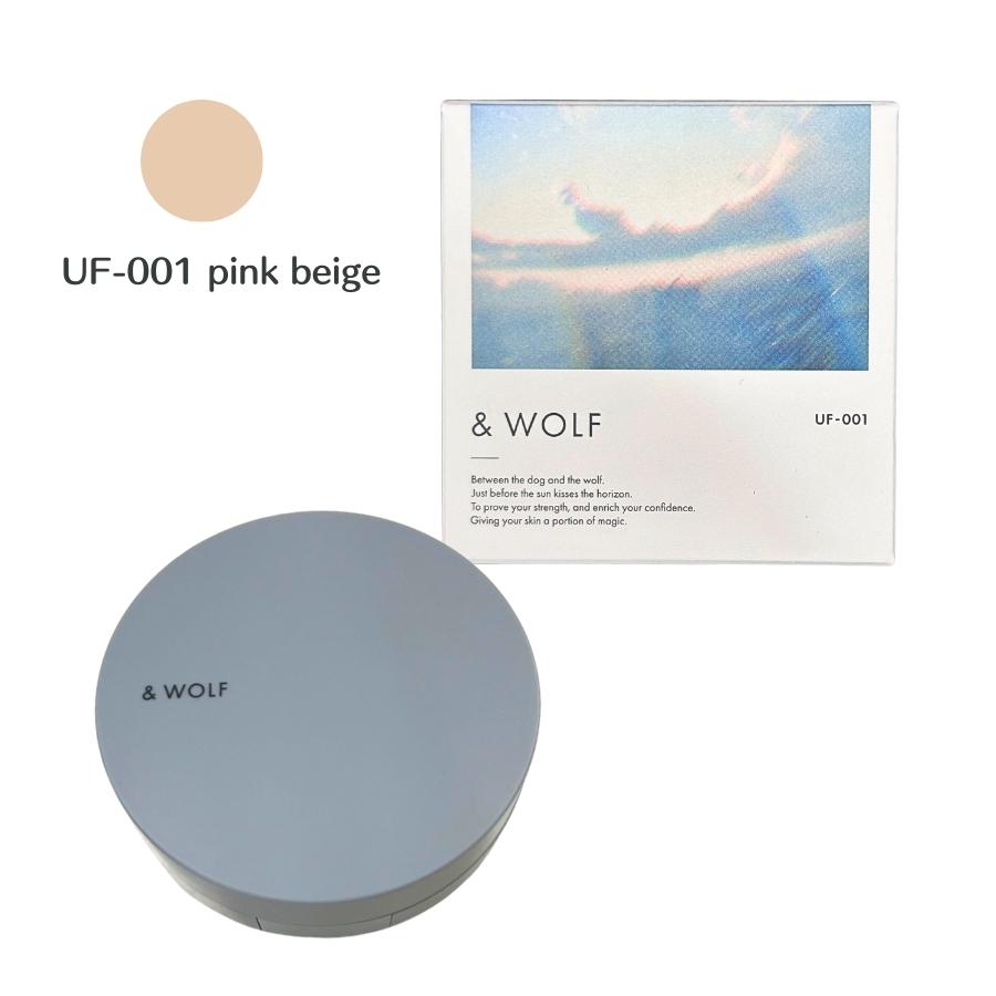 &WOLF UVセラム リキッドファンデーション UF-001 　3箱 & WOLF N organic エヌオーガニック アンドウルフ UVセラムリキッド