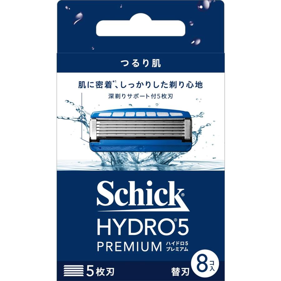 シック ハイドロプレミアム ハイドロ5 プレミアム つるり肌へ 替刃 8個