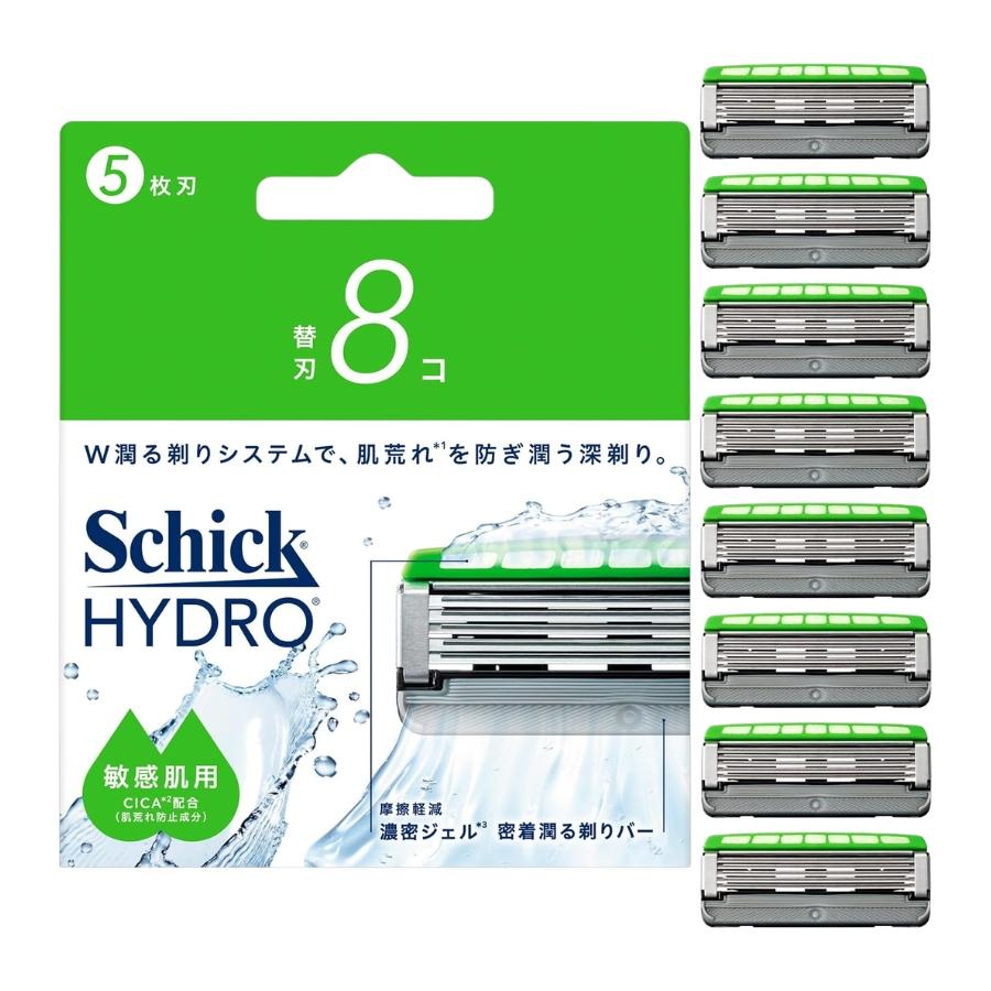 schick（シック） ハイドロ 敏感肌用 替刃 8個入り : セラフィーネット