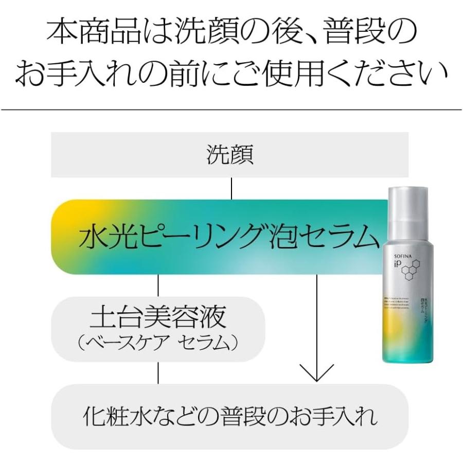 SOFINA（ソフィーナ） iP 水光ピーリング泡セラム 120g : セラフィー