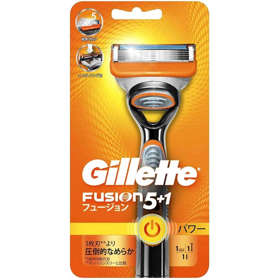 Gillette ジレット フュージョン パワー 電動タイプ ホルダー 本体+替