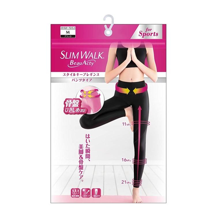 ピップ スリムウォーク Beau Acty スタイルキープレギンス パンツタイプ ブラック Mサイズ セラフィーネット Paypayモール店 通販 Paypayモール
