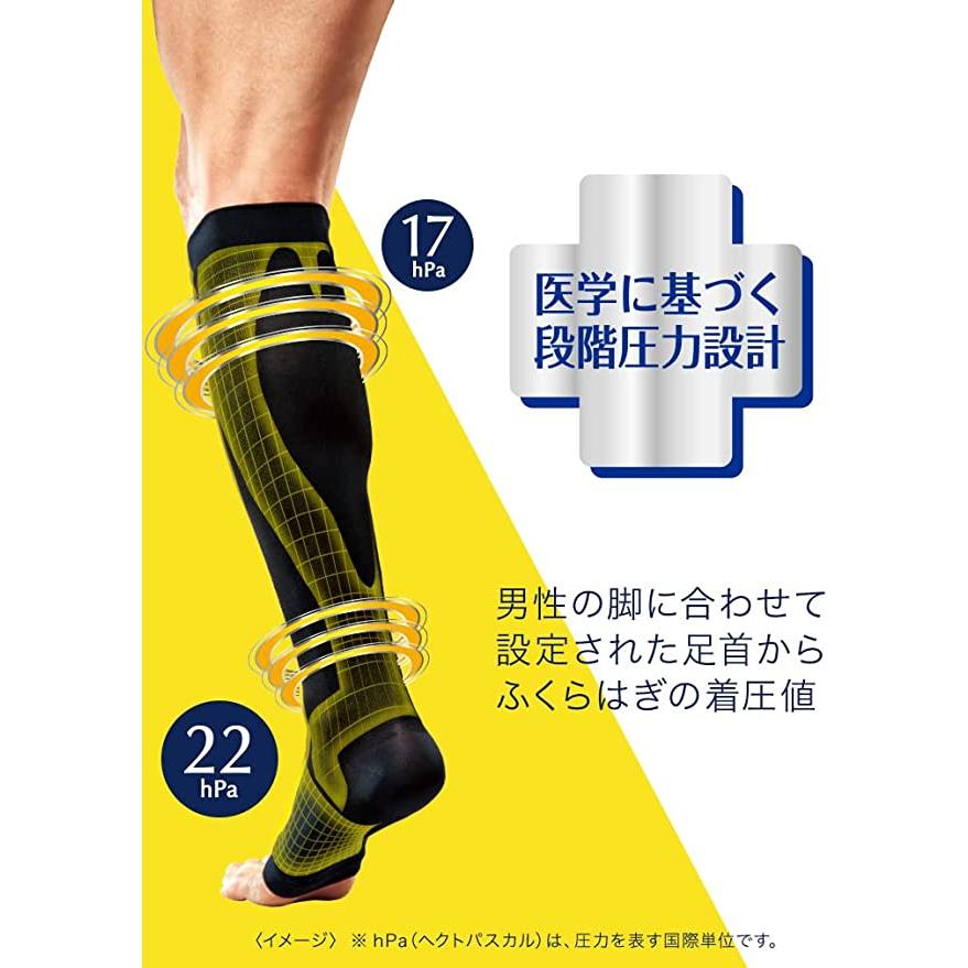 メディキュット（MediQttO） フォーメン 着圧ナイトソックス ショート