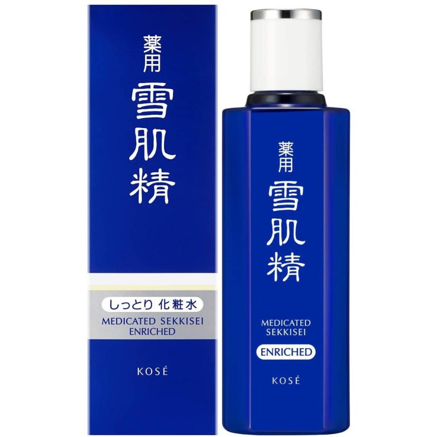 コーセーKOSE 薬用 雪肌精 しっとり化粧水 エンリッチ 雪肌精（SEKKISEI） 化粧水 エンリッチ しっとり 200mL : セラフィー