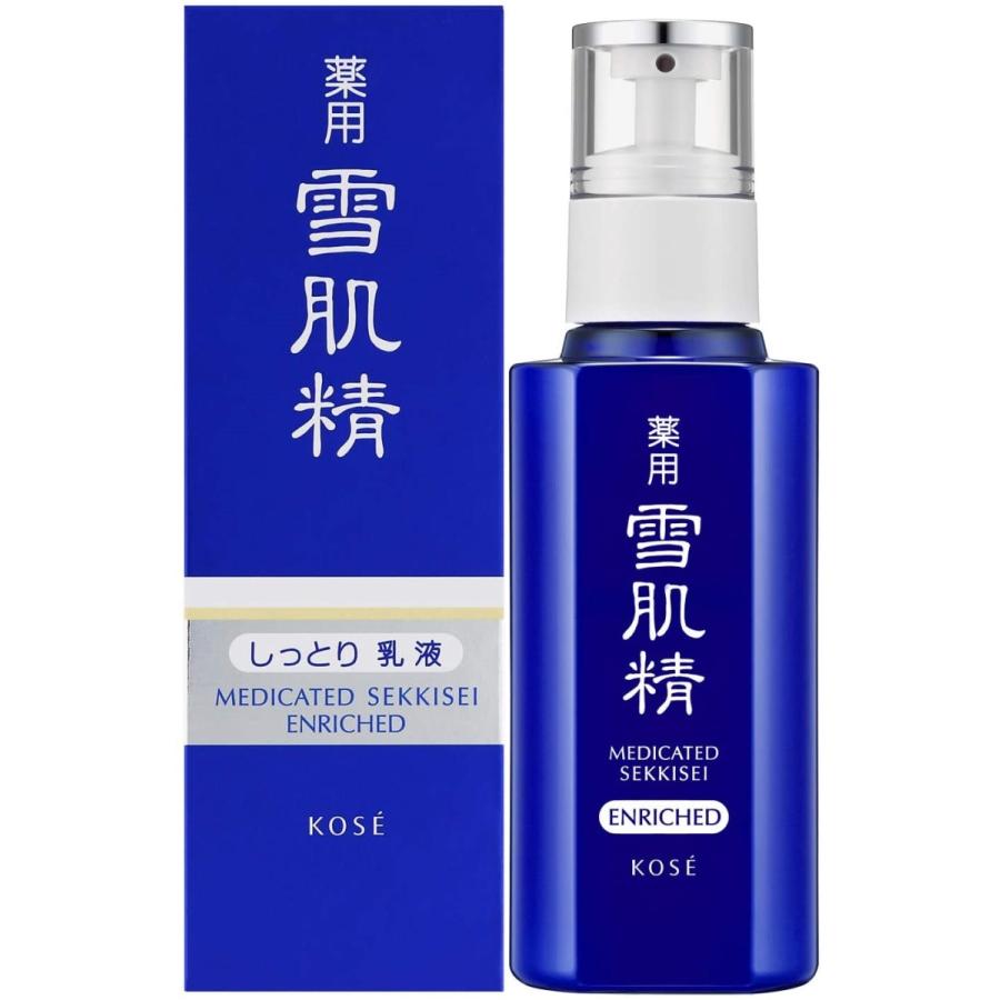 雪肌精 エンリッチ しっとり 乳液 140ml 3本 雪肌精 乳液