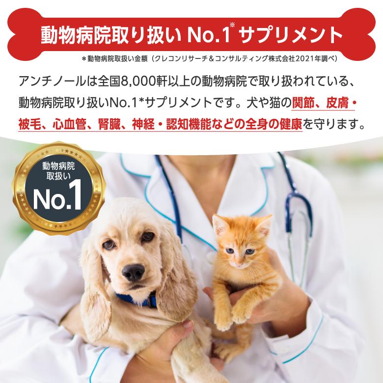 アンチノール プラス 犬用サプリメント 60粒 2個セット : セラフィー