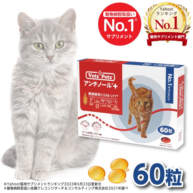 アンチノール 猫用サプリメント 60粒 :S-AN0011303005:セラフィーネット Yahoo!ショッピング店 - 通販 - Yahoo!ショッピング アンチノール 猫用サプリメント 60粒 :S-AN0011303005:セラフィーネット Yahoo!ショッピング店 - 通販 - Yahoo!ショッピング