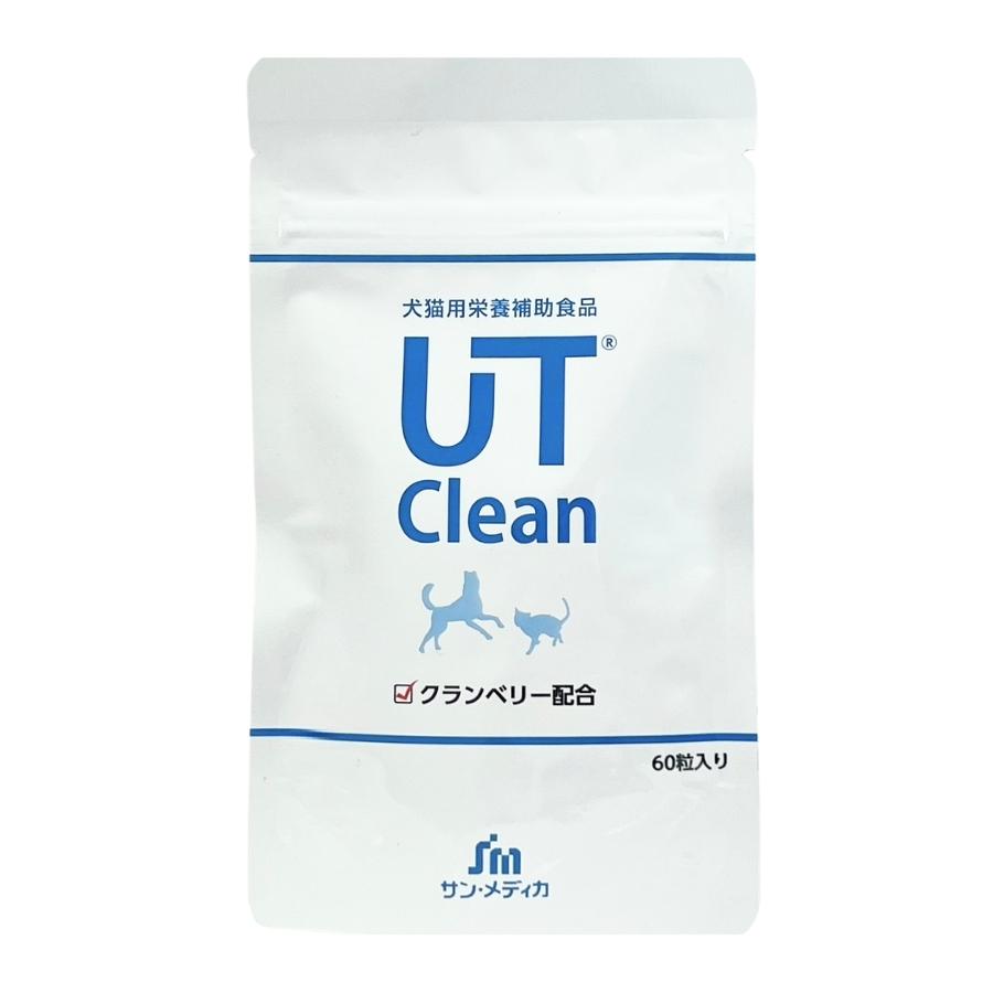 犬猫用サプリ　UT クリーン　4袋　新品 サンメディカ UTclean ユーティークリーン 60粒 犬猫用サプリメント