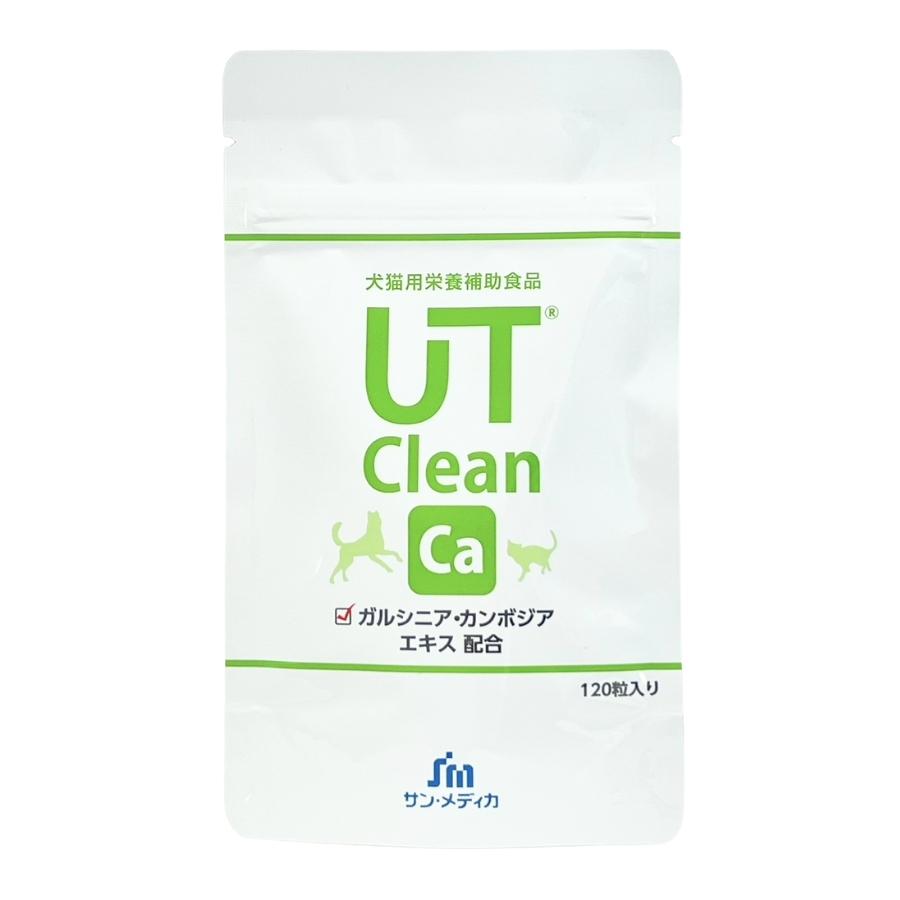 犬猫用栄養補助食品 UTクリーンCa サン・メディカ 120粒入×3袋 サンメディカ UTclean ca ユーティークリーン シーエー 120粒 犬猫用
