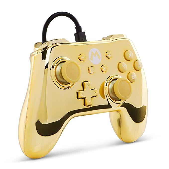 海外限定 ニンテンドースイッチ コントローラー Nintendo Switch controller 特別ゴールドクローム版 マリオデザイン (外箱ワレ有) 海外限定 ニンテンドースイッチ コントローラー Nintendo Switch controller 特別ゴールドクローム版 マリオデザイン (外箱ワレ有)