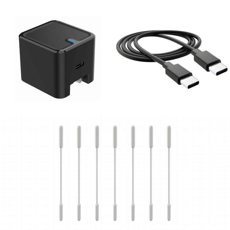 Ploom プルーム Ploom X ADVANCED AURA with2 Ploomデバイス用純正付属品セット(ACアダプター・USB-Cケーブル・クリーニングスティック)（Yahoo!・セレクト高木瀬）