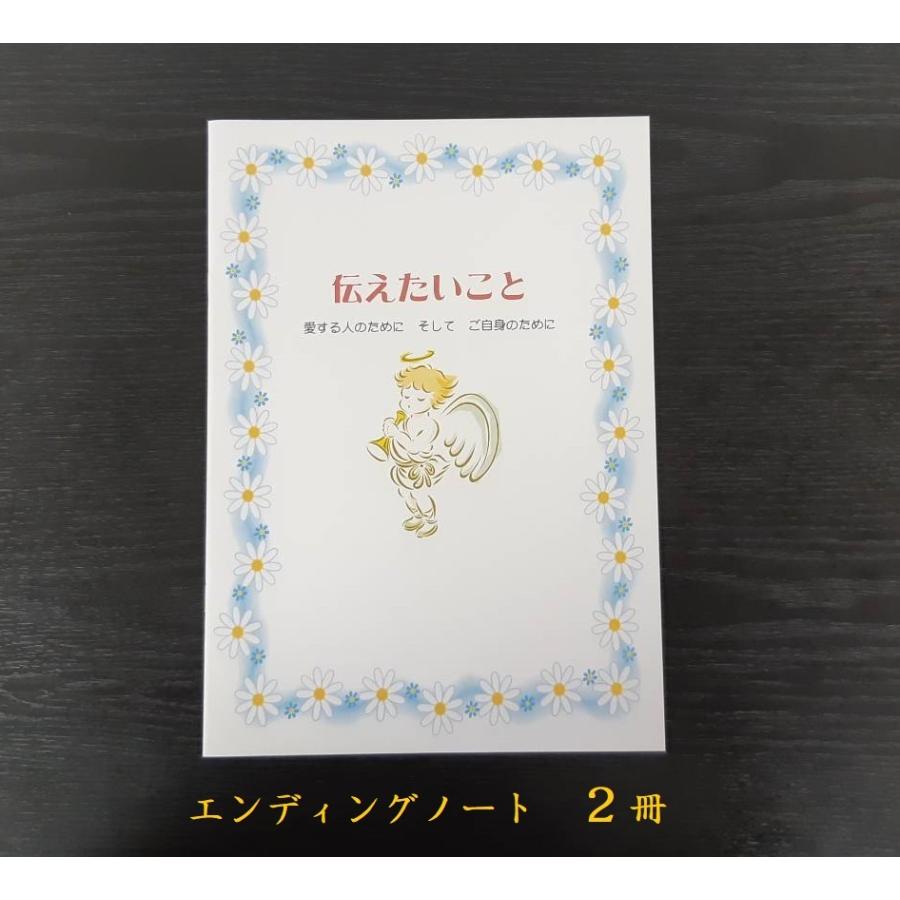 通常便なら送料無料 エンディングノート 2冊 終活 葬儀 低価格