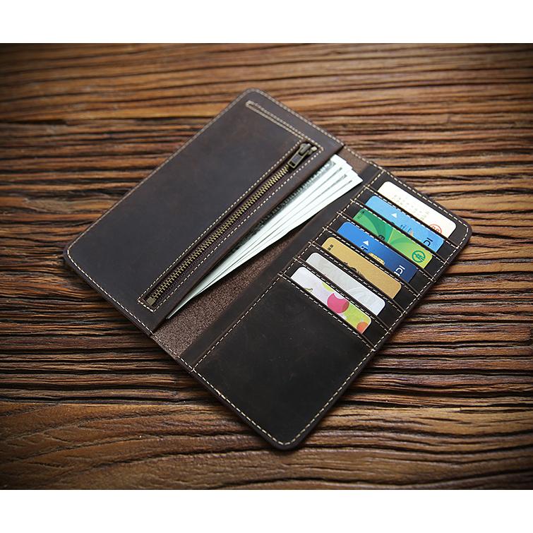 Web限定 財布 小銭入れ 紳士 ビジネス 薄型 本革 二つ折り 長財布 メンズ 長財布 カラー ブラウン Www Naprehab Com