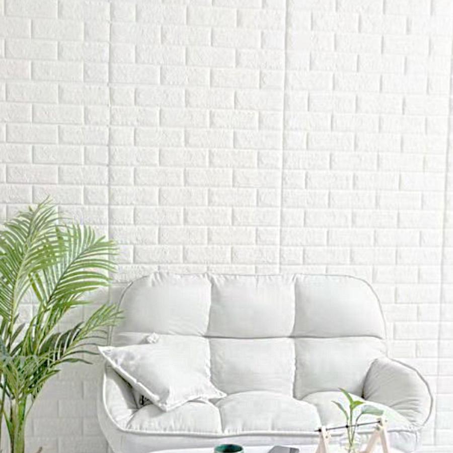 ウォールステッカー 白レンガ調 クッションシート 壁紙リフォーム 3dクッション壁紙 簡単diy 77 70cm 10枚セット Qbz02 Hiromi雑貨店 通販 Yahoo ショッピング