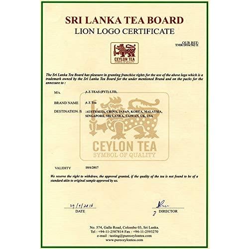 紅茶 茶葉 50g   プレミアムレモンティー Premium Lemon Tea   スリランカ紅茶局認定ブランド AZ Tea｜serendivatheteashop｜04