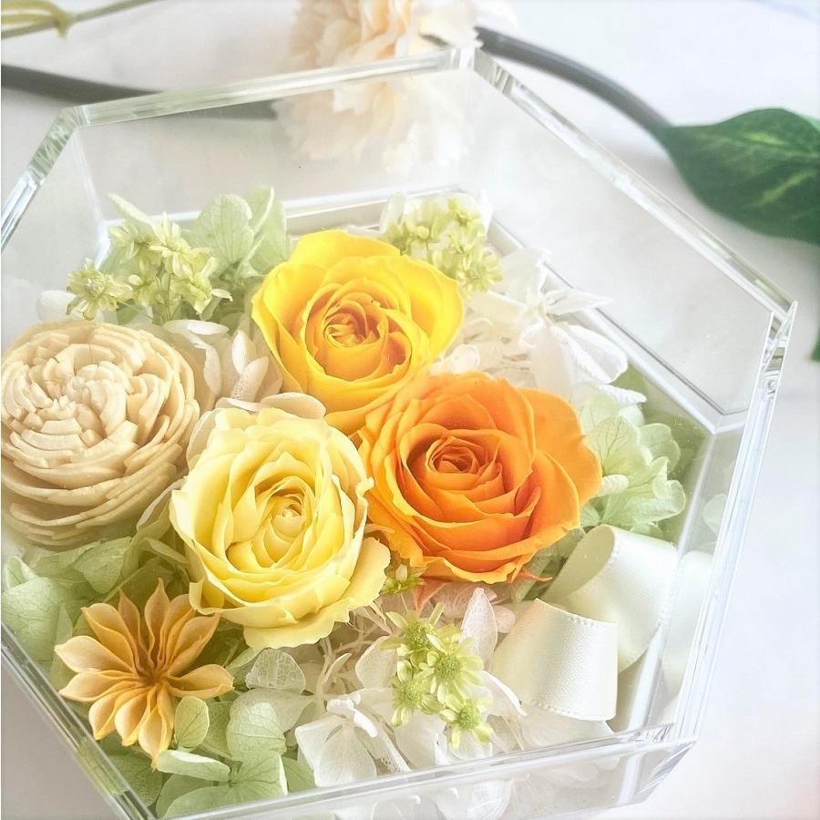 プリザーブドフラワー お誕生日 記念日 母の日 ホワイトデー 結婚祝い