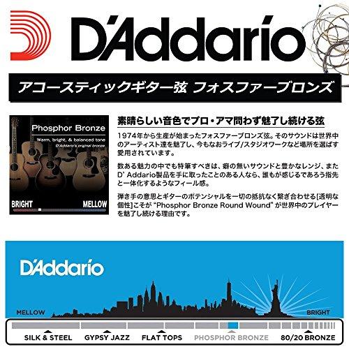 D'Addario ダダリオ アコースティックギター用バラ弦 フォスファーブロンズ .024 PB024 5本セット 【国内正規品】｜sereno2｜02