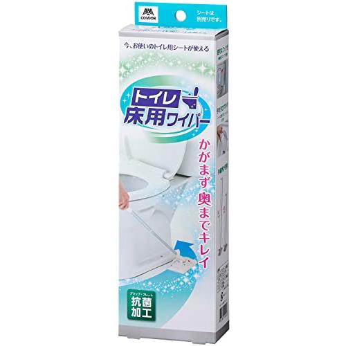 山崎産業 トイレ フローリングワイパー フロアワイパー 各社トイレシート取り付け可能 床掃除 拭き掃除 ジョイント柄 継ぎ柄 195480｜sereno2｜02