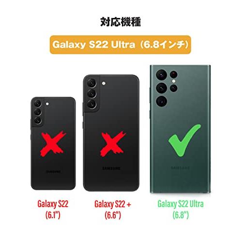 ギャラクシー S22ウルトラ 両面 ケース クリア Samsung Galaxy S22 Ultra/SC-52C / SCG14 用 フルカバー 指｜sereno2｜02