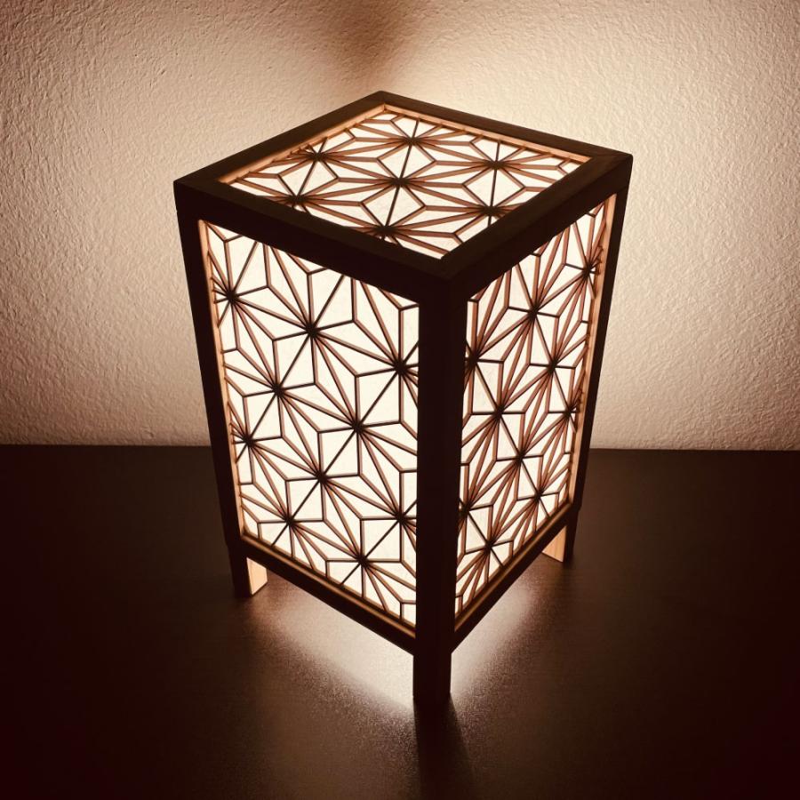 行燈 間接照明 LED 和風 照明 フロアライト スタンドライト 木製