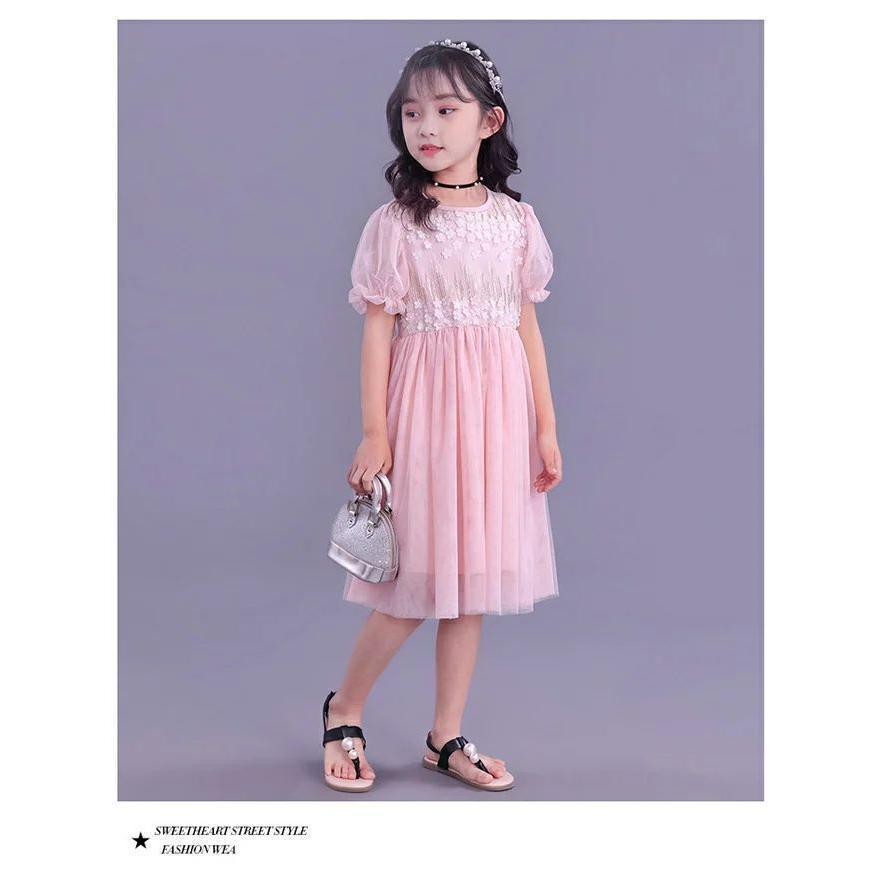 キッズドレス チュール ワンピース 女の子 半袖 子供服 子ども服 キッズ チュールワンピ フォーマル 夏服 ピアノ 発表会 結婚式 カジュアル｜seristore｜09