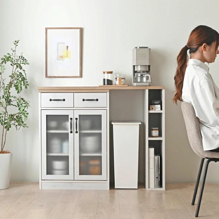 SESAME キッチンカウンター ゴミ箱 上 ラック カウンターテーブル 単品
