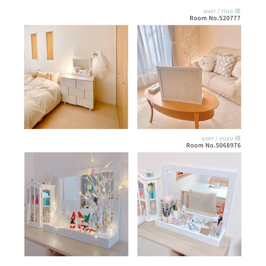 4FUL 卓上ミラー デスクミラー 単品 鏡 大型 木製 ドレッサー 4FUL 卓上ミラー デスクミラー 単品 鏡 大型 木製 ドレッサー