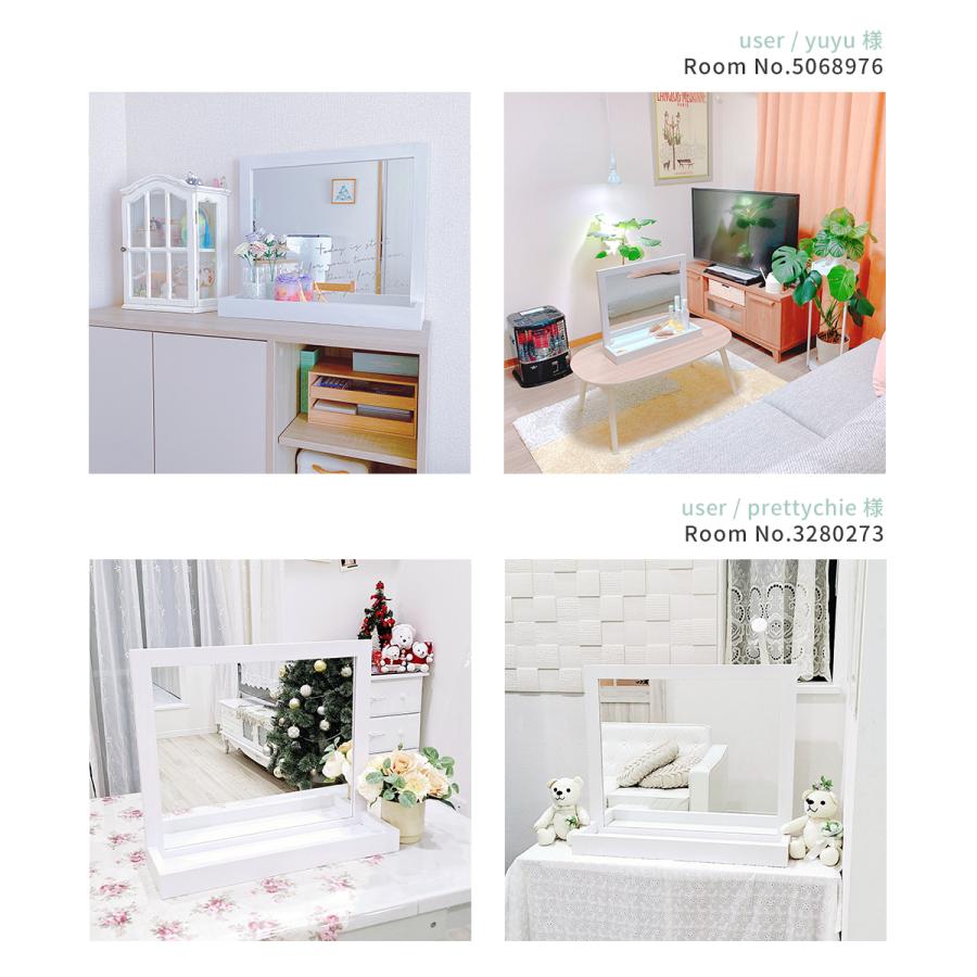 4FUL 卓上ミラー デスクミラー 単品 鏡 大型 木製 ドレッサー 4FUL 卓上ミラー デスクミラー 単品 鏡 大型 木製 ドレッサー