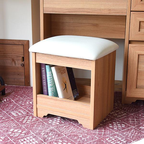 4FUL ドレッサー デスク テーブル 椅子付き コンパクト 机 収納