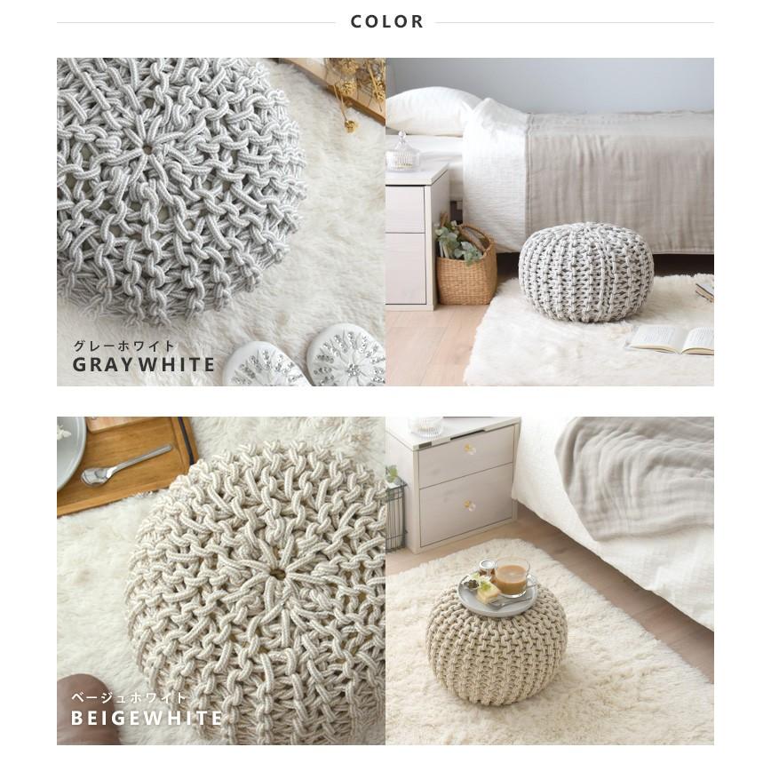 【送料込み】プフ　オットマン　クッション　インド　ハンドメイド　手織り 楽天市場】クッション プフ モロッコ オットマン スツール